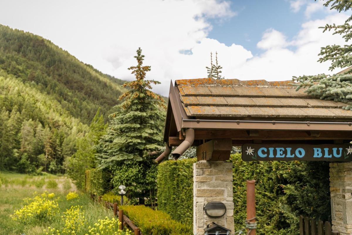 Cielo Blu Casa Alpina Vialattea Villa Oulx Exterior foto